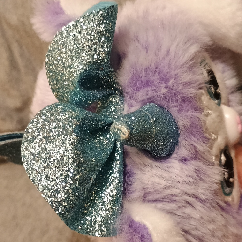 Zuru Rainbocorns Sparkle Heart 4" Kitten plush purple & blue. - Picture 9 of 11